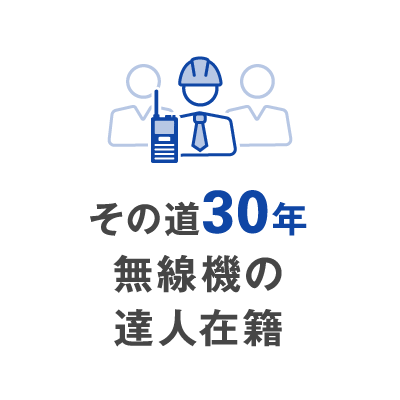 その道30年 無線機の達人在籍